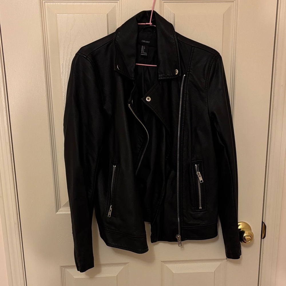 Forever 21 Black Leather Jacket